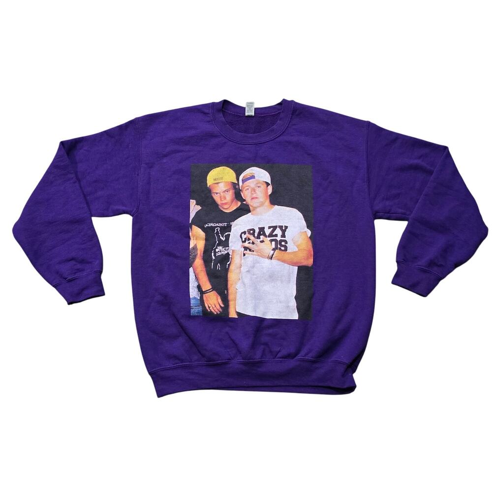 Gildan Harry Styles Frat Boy Era Purple Crew Neck Sweater